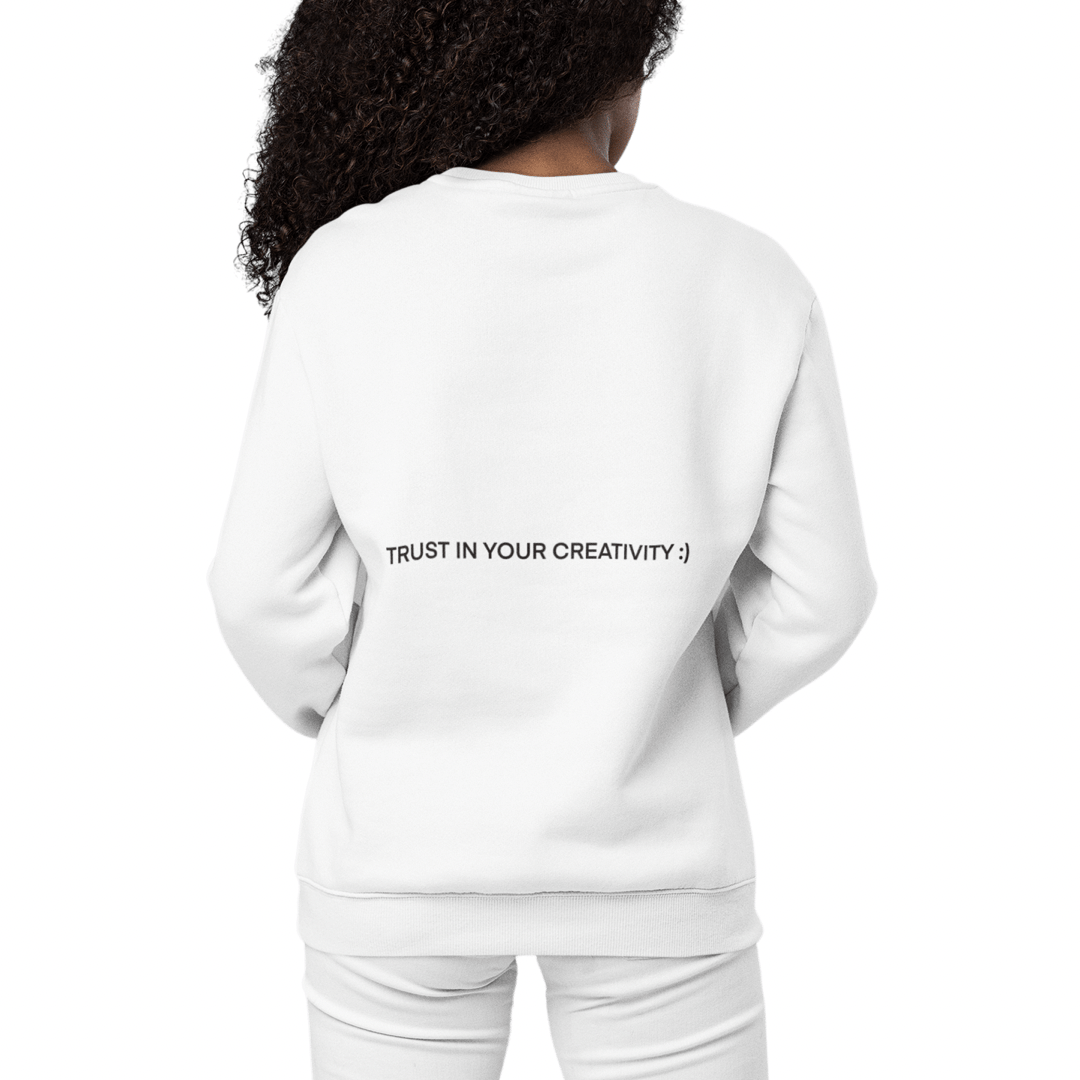 CREATIVE P3ACE Sweatshirt "White" - CP