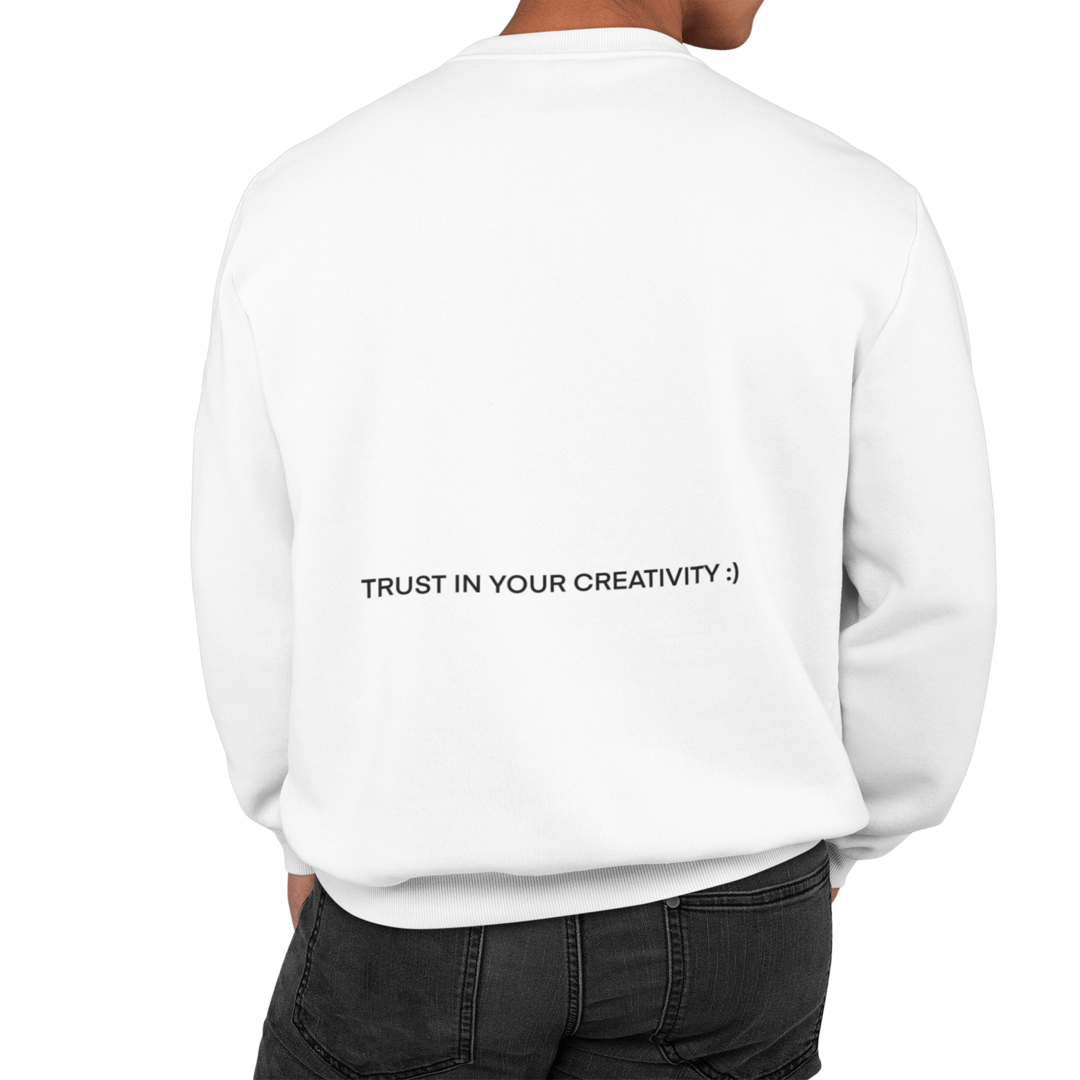 CREATIVE P3ACE Sweatshirt "White" - CP