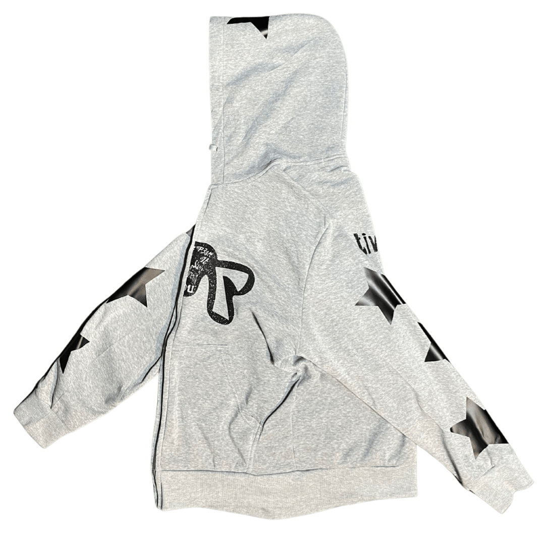 “Creative P3ace” Luminary Starz zip up - SS24 Edition Grey