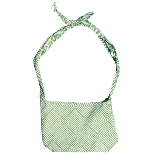 Woven knot bag