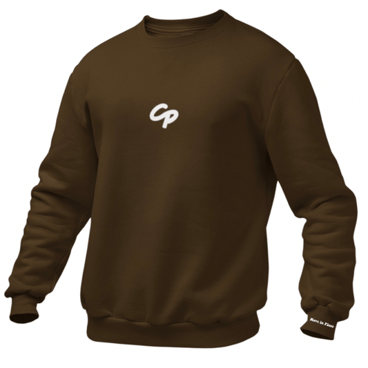 CREATIVE P3ACE  Sweatshirt "Brown" - CP